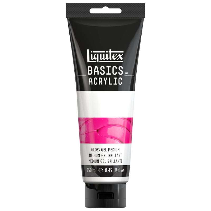 Liquitex BASICS Gloss Gel Medium, 250ml (8.4oz) Tube